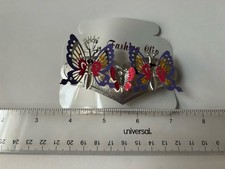 90 s Large Metal Butterfly Hair Clip Barrette Moving Wings