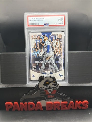 2024 Topps 50/50 Shohei Ohtani HR#50 PSA 9 Mint Los Angeles Dodgers #100