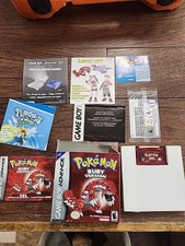 MINTY Pokemon Ruby Gameboy Advance AUTHENTIC 100 Complete in Box CIB