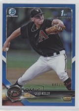 2018 Bowman Draft Chrome Blue Refractor 46/150 Levi Kelly #BDC-102 4g8