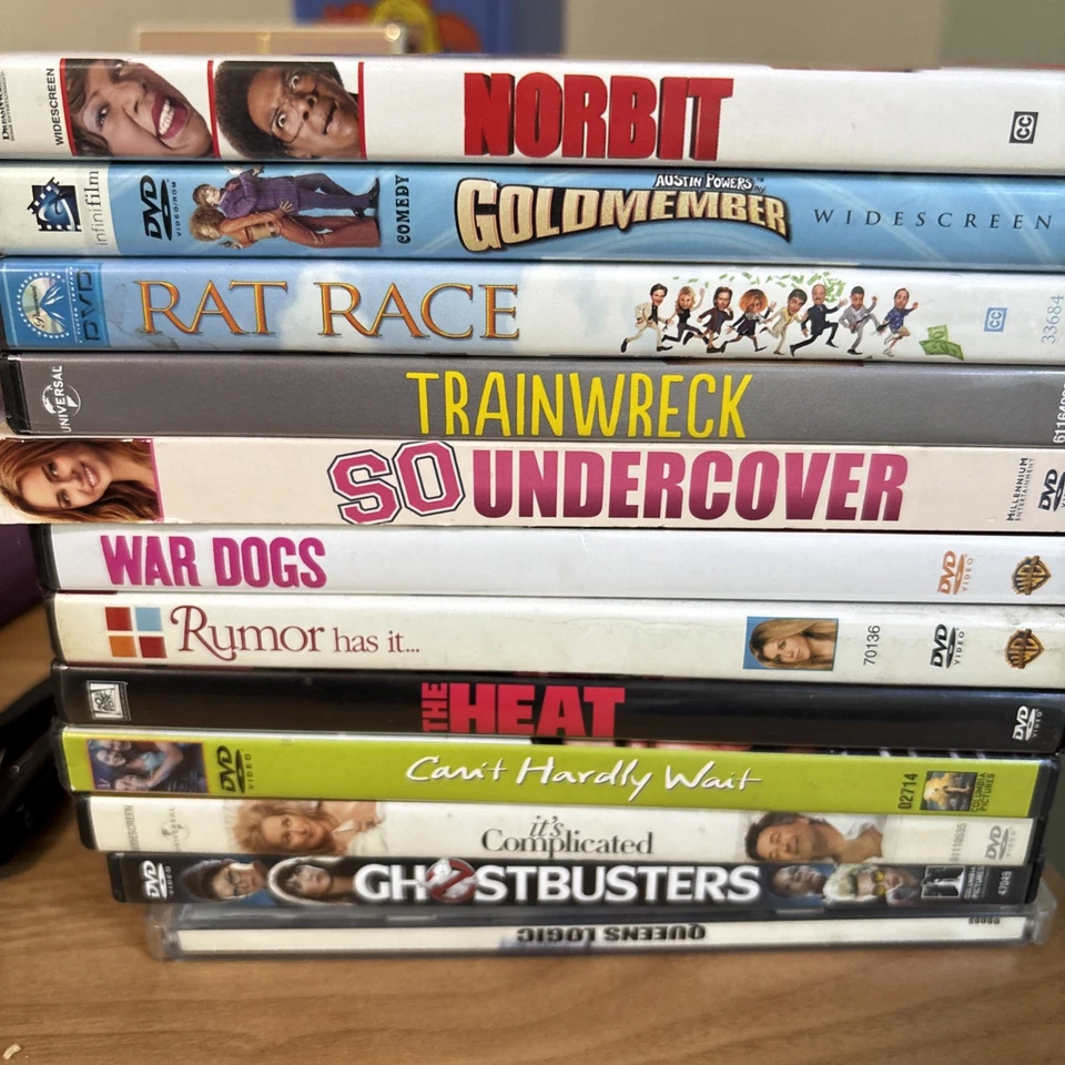 Comedy DVD Lot Of 17 Tropic Thunder Can’t Hardly Wait Ghostbusters Rat Race Will Foto 2 de 4