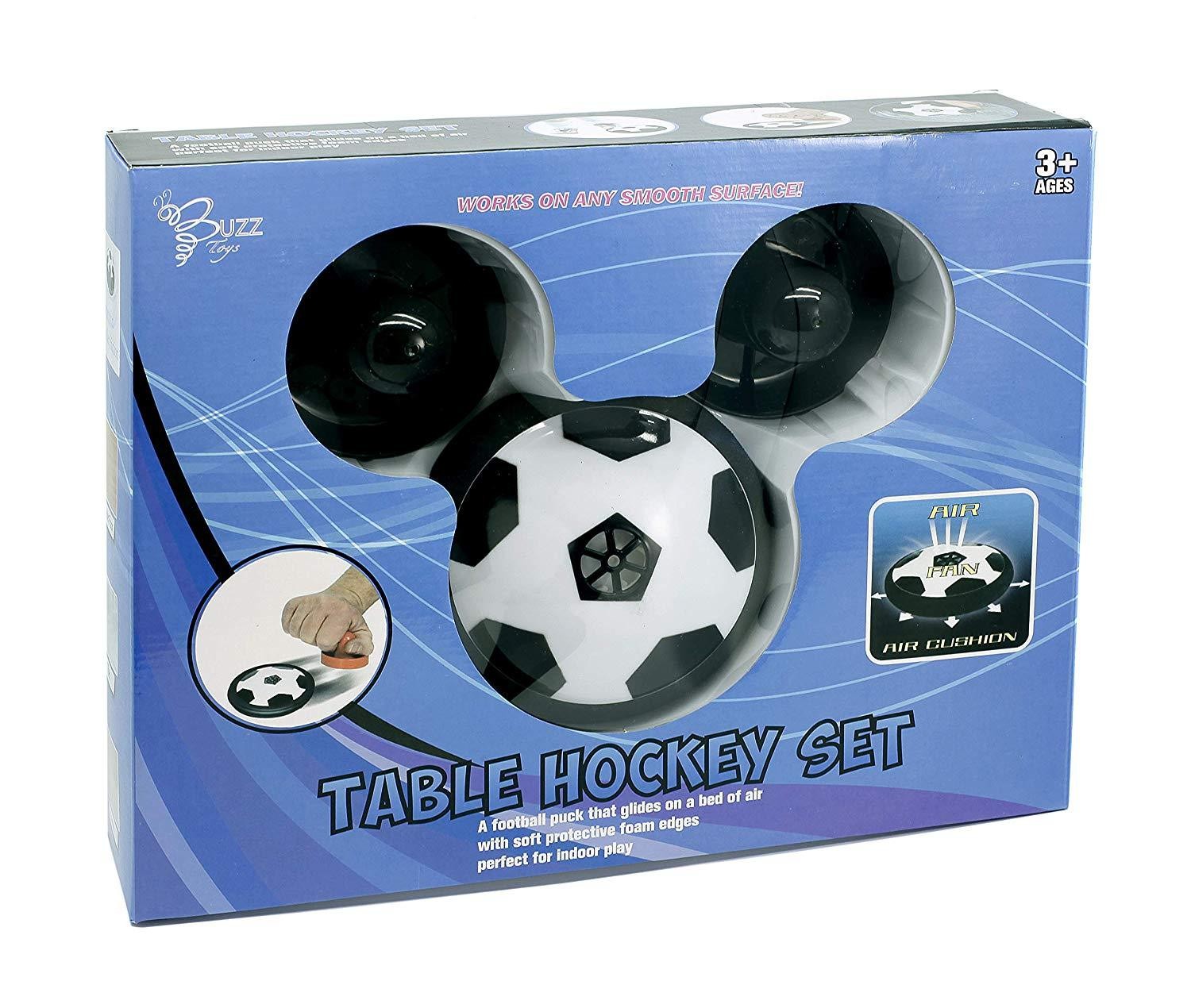 96 mm Air Hockey Tischfilzschieber Mallet Goalies mit 1 Stück 63 mm Puck schwarz