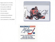 Scott Clemmensen New Jersey Devils AUTOGRAPH AUTO SIGNED INDEX HOCKEY CARD COA