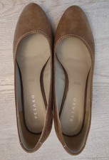 Damenschue Pumps Gr. 42 Leder Beige Pesaro