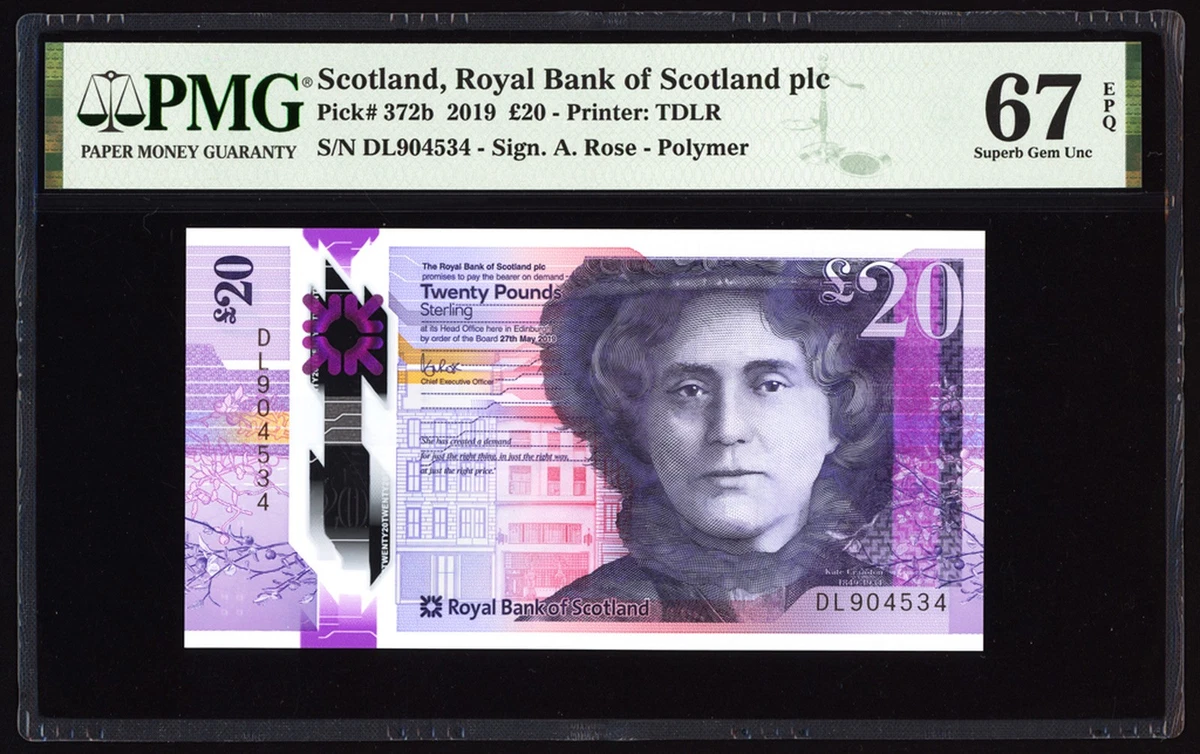 PMG Grade 67 UK Paper Money Banknotes for sale | eBay