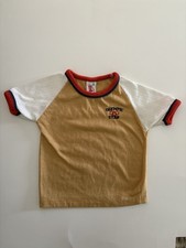 Vintage 70  s Garanimal Short Sleeve Olympics Olympic Star Embroidery Tee