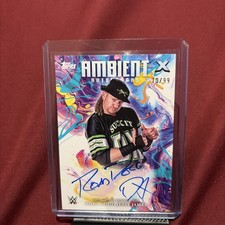 Topps 2025 Exalted WWE Ambient X Autographs Road Dogg Jesse James Signed Card