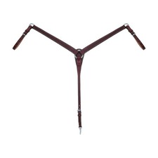 Weaver Skórzana umywalka Cowboj Kolekcja Obroża piersi - splot koszykowy angielski