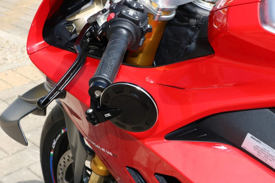 BICOLOR BAR-END ROCKET MIRROR LEFT CNC RACING DUCATI SUPERSPORT 1000 - Image 2 of 4