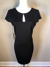 NWT Ali & Jay Sylva Little Black Dress Mini Modern Edgy Size M