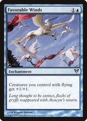Favorable Winds 51 Uncommon Avacyn Restored Magic: The Gathering