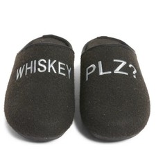 Intentionally Blank Women Slipper Size 9/42 Whiskey Plz Black Cushioned Comfort