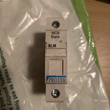 Protek - BLM - Single Module Blank For Consumer Units and 3 Phase Boards