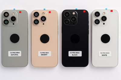 iPhone 16 Pro Max Rückseite Glas Ersatz MagSafe NFC Kamera Linse Magnete