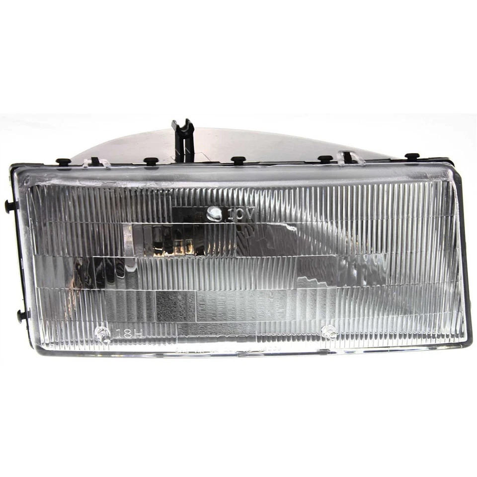 Headlights Headlamps Left & Right Pair Set for Chrysler Lebaron Spirit Acclaim - Image 3 of 4