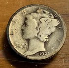 1921-P Mercury Dime Good/AG Condition SKU# 34316