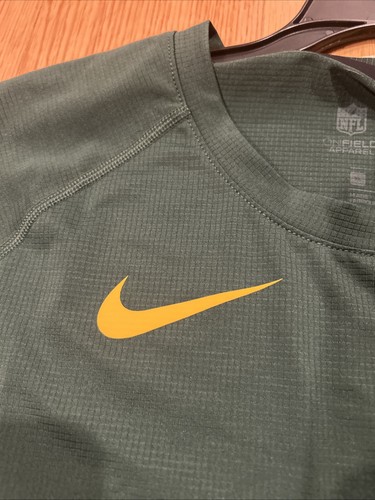 Nike NFL Green Bay Packers Player Issue Cap Sleeveless Nike Pro Top Sz XL AT5325 - Picture 4 of 8