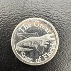 Naples 1 gram .999 Fine Silver Round Gator The Great State of Florida