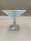 Anchor Hocking Miss America Clear Depression Glass Compote Candy Dish 4 7/8"