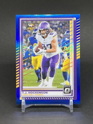 2025 Donruss Optic TJ Hockenson #145 Blue Prizm /249 #145 Vikings