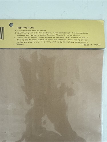 Houseworks Puppenhaus Miniatur dunkler Nussbaum selbstklebender Bodenbelag Blatt, 11" x 17" - Bild 6 von 6