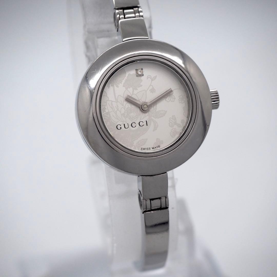 GUCCI Watch 105 Bangle 1P Diamond Ladies Floral Pattern GUCCI,17476 thumbnail 3
