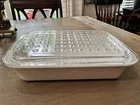 Vintage Corning Ware From The Fast Food Line With Clear Dimple Pyrex Lid