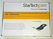 Startech.com PEXUSB3S42V 4-Port PCI Express PCIE USB 3.0 Card Adapter
