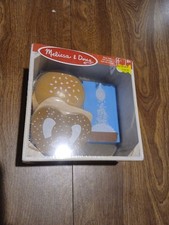 Melissa Doug Wooden Food Play Set Rice, Bread, Buns Pretzel