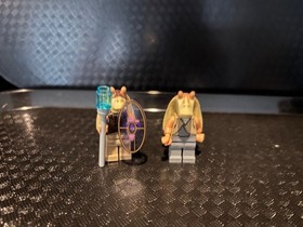 Rare Retired The battle of naboo lego starwars set all figures included rare jar