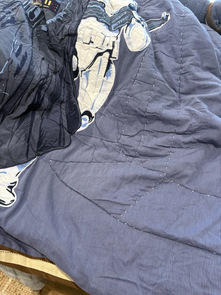 Juego de edredón Pottery Barn Star Wars - tamaño completo con 2 estándar y 2 euros simulados Foto 4 de 4