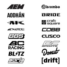 Import Tuner Build Vinyl Decals Pick 5 Designs Receive 2 Of Each Total 10