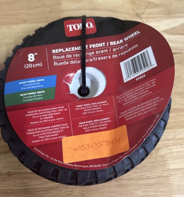 #ad #ad Toro NEW Replacement Front Rear 8 In Wheel 59502 For 22 in Mower $15.99