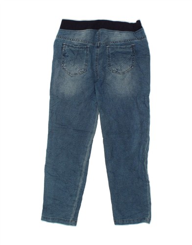 DKNY Womens Straight Jeans Large W32 L23 Blue Cotton AC23 - Picture 2 of 3