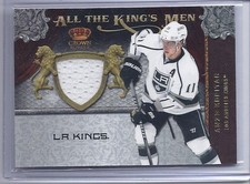 2011-12  CROWN ROYALE ANZE KOPITAR ALL THE KING'S MEN MATERIALS #4 KINGS
