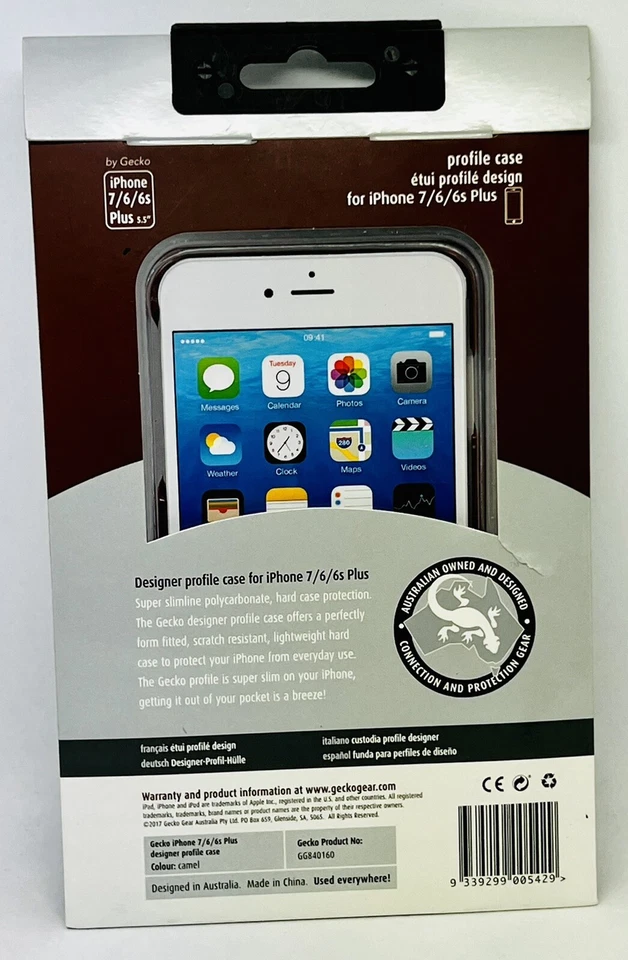 Designer Series By Gecko Phone Case Fits iPhone 6 Plus, 6s Plus, 7 Plus - NOS - Image 3 of 3