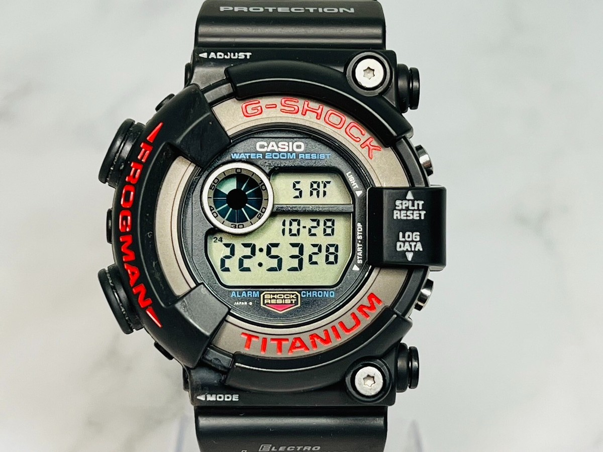 Casio G-Shock DW-8200-1A FROGMAN Black Quartz Fast Shipping Casio G-Shock DW-8200-1A FROGMAN Black Quartz Fast Shipping