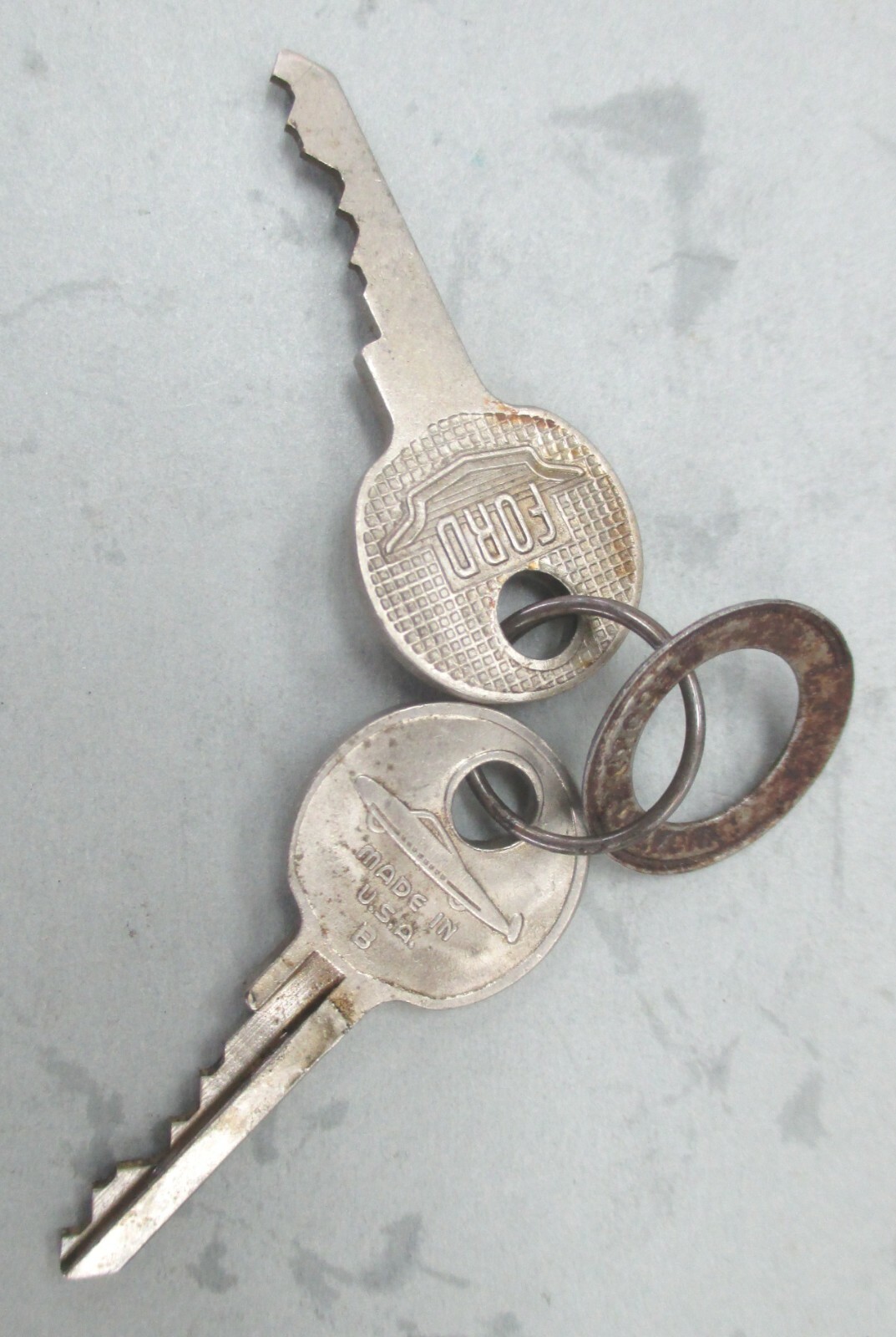 1950 Original NOS FORD Glove Box Cylinder '50 Push Button Lock 41909 2