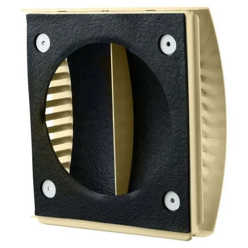 4",5",6" External Wall Wind Sound Baffle Vent Cover Draft Excluding Air Vent - Picture 15 of 16