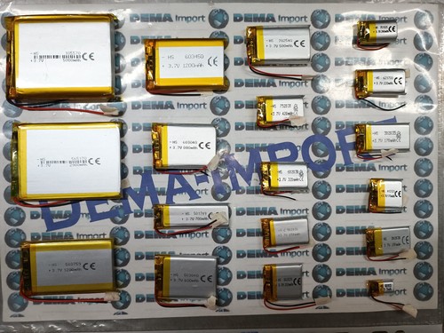 batterie a litio di polimeri varie mha 3,7 volt per dispositivi domotici - Foto 28 di 77