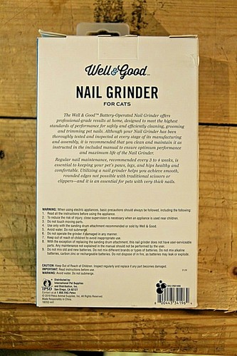 Well & Good Model WGNO2 Smerigliatrice per Unghie per Gatti - Foto 2 di 2