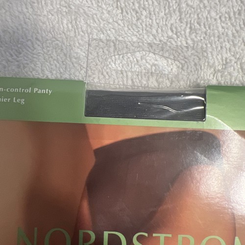 Nordstrom Sheer FRENCH CUT Pantyhose Non-control Panty Shadow Toe Bone sz B New - Picture 6 of 6