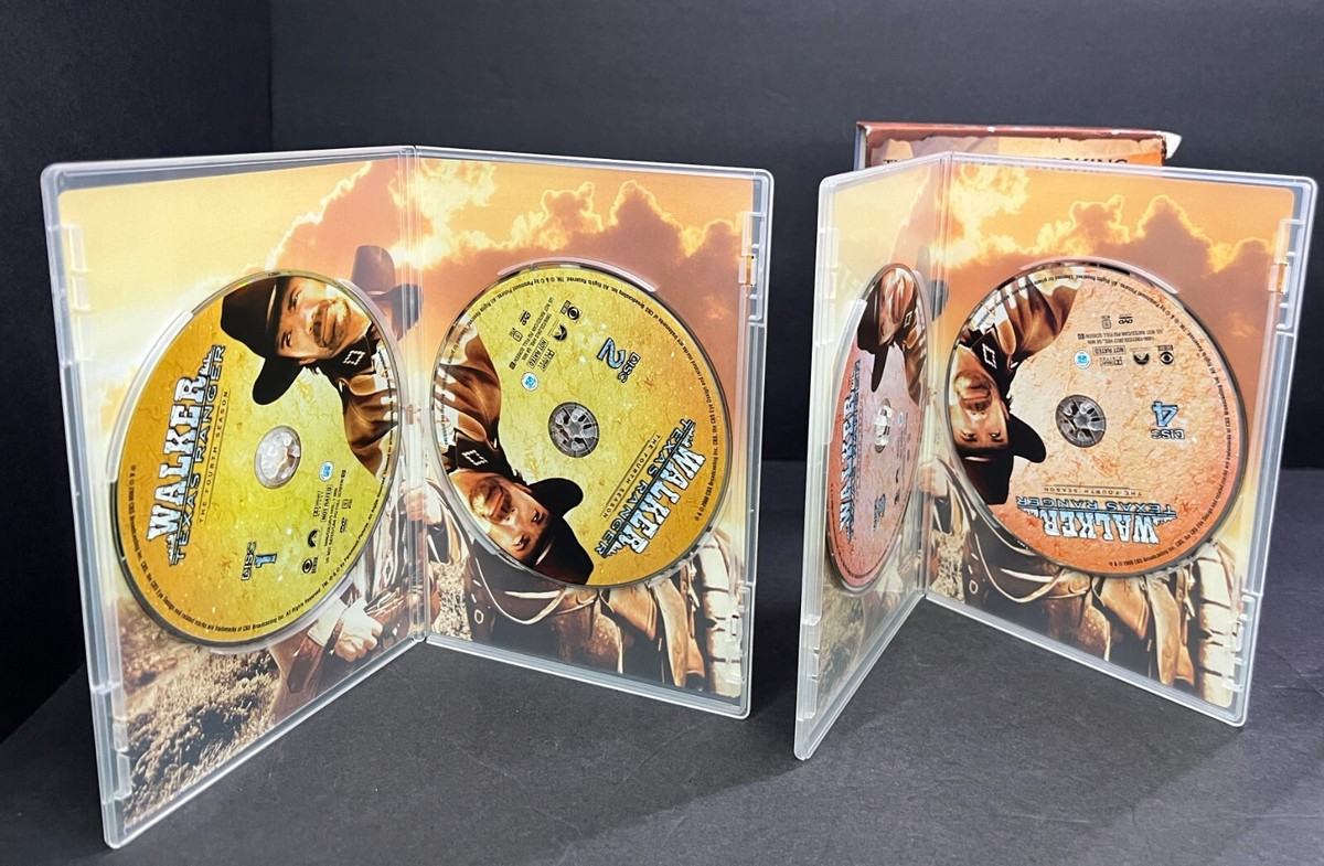Walker Texas Ranger 7 DVD Discs Set The Fourth Season