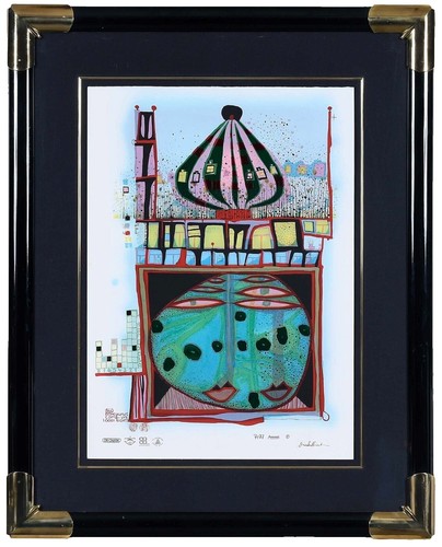 Friedensreich Hundertwasser – Sérigraphie Originale Jeux Olympiques Munich 1971