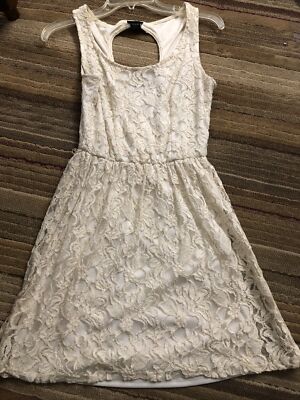 Women's Junior Rue 21 Lace Ivory Dress Sz M | eBay Women's Junior Rue 21 Lace Ivory Dress Sz M | eBay