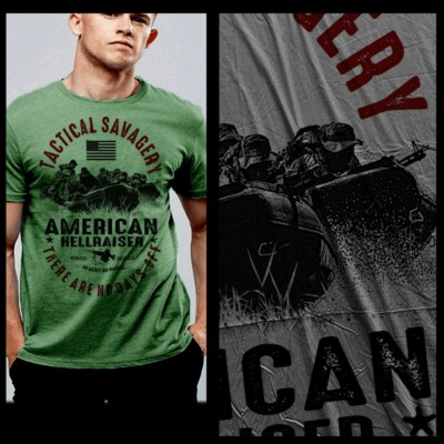 Special Forces T-Shirt Infantry Special Ops Ranger Delta Paratrooper XL Green