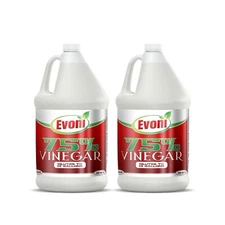 Evoni-75% Vinegar-1 Gal-Concentrated Acetic Acid-Multipurpose Cleaning(Pack-2)