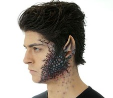 Woochie Large Elf Space Ear Tips Latex Prosthetics Spock Ears Pro Stage Makeup