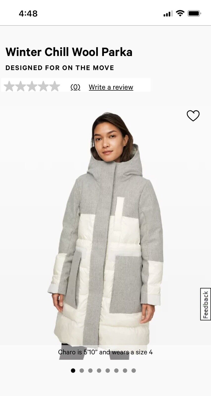 Lululemon winter chill sales wool parka Lululemon winter chill sales wool parka