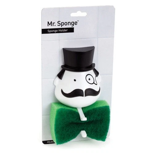Mr. Sponge Pajarita Exfoliante Esponja Soporte Cocina Gadget Peleg Diseño Genuino Nuevo Foto 3 de 3